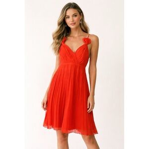 Club Monaco Silk Sidney Pleated Dress Size 3